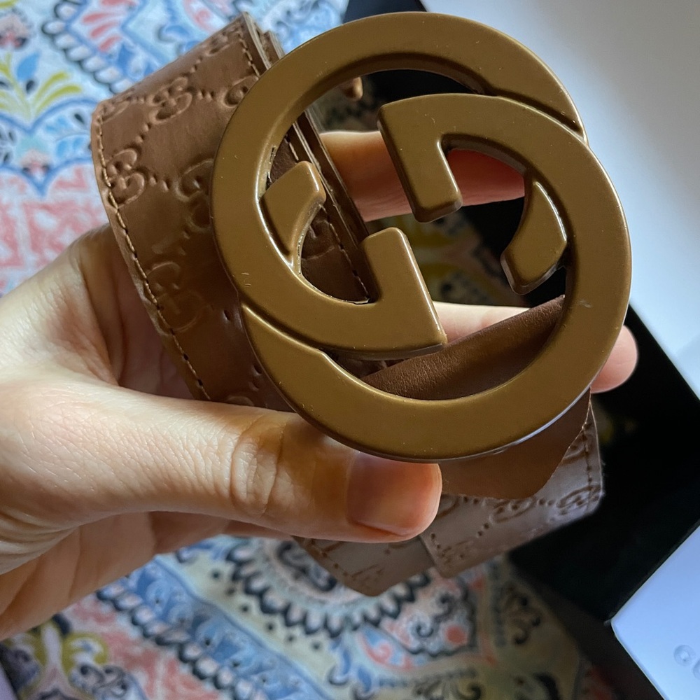 Gucci Black and White Belt
